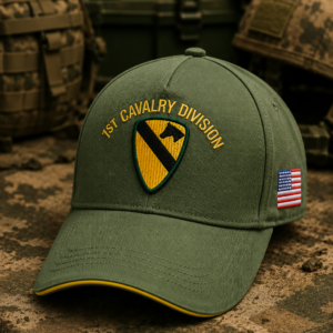 US 1st Cavalry Division Baseball Cap – WWII Style: