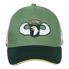 101st Airborne Division WWII Baseball Cap – 3D Embroidered Tribute