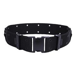 U.S. Pistol Belt –  Black Tactical Web Belt