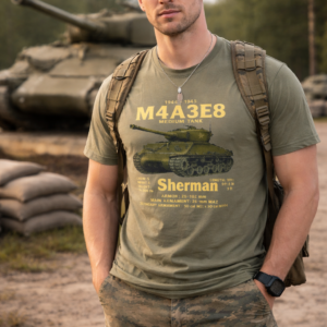 T-shirt Sherman Tank , World War II