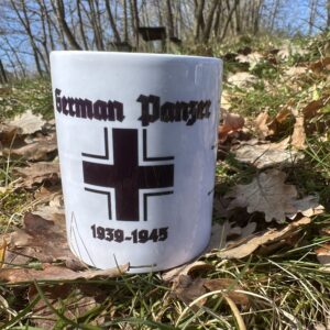 German Panzer Tanks Mug 1939–1945 – WWII Military Vehicle Coffee Cup – Collector Item