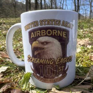 U.S. Army Airborne 101st “Screaming Eagles” Mug – Military Coffee Cup – Collector Gift