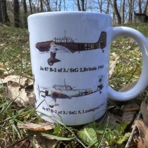 Junkers Ju 87 Stuka Mug – WWII Aircraft Coffee Cup – Aviation Collector Gift